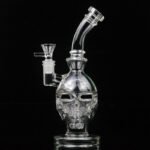 Skull glass water pipes