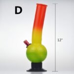 Rubber base glass smoking pipes water pipe - Image 4