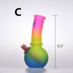 Rubber base glass smoking pipes water pipe - Image 3