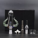 Glass smoke pipe Titanium nail set Joint 14mm