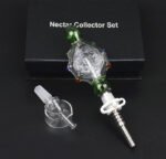 Glass smoke pipe Titanium nail set Joint 14mm - Image 5