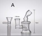 Small Glass water pipes mini Joint 14mm - Image 2