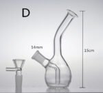 Small Glass water pipes mini Joint 14mm - Image 5