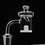 Quartz Banger carb cap white base for bong glass pipes