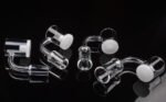 Quartz Banger carb cap white base for bong glass pipes - Image 2