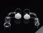 Quartz Banger carb cap white base for bong glass pipes - Image 3