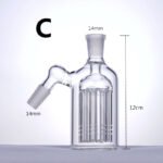 Bong ash catcher glass water pipes honeycomb perc - Image 5